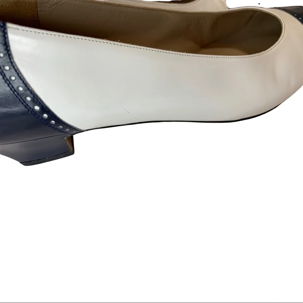 Salvatore Ferragamo Black and White Heels - Picture 9 of 11
